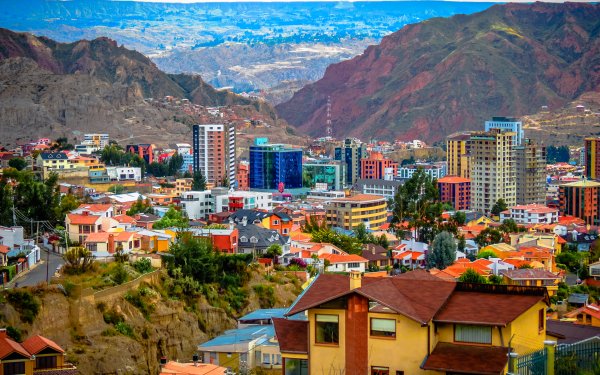 Man Made Town Towns Colors House Bolivia HD Wallpaper | Background Image