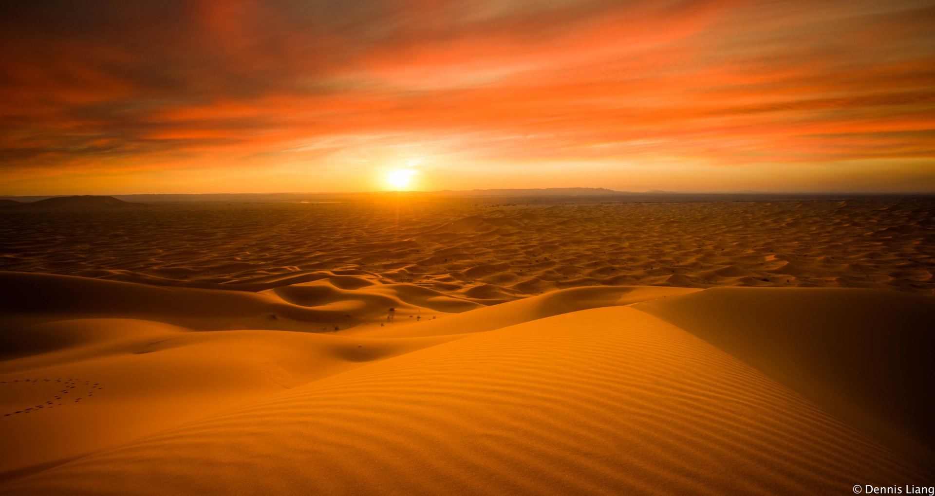 Download Landscape Horizon Sand Desert Sand Dune Sky Photography Sunset Hd Wallpaper By Dennis Liang