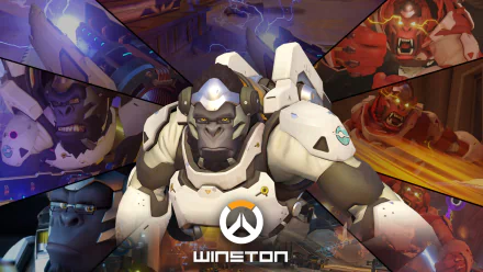 Winston (Overwatch) video game Overwatch HD Desktop Wallpaper | Background Image