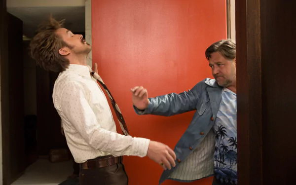 Russell Crowe Ryan Gosling movie The Nice Guys HD Desktop Wallpaper | Background Image