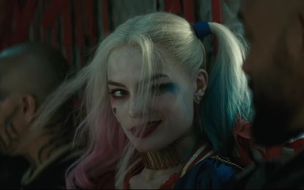 Film Suicide Squad Harley Quinn Margot Robbie Wink Two-Toned Hair Fond d'écran HD | Image