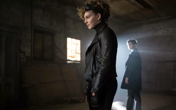 Bruce Wayne Selina Kyle Catwoman Camren Renee Bicondova Gotham (TV Show) TV Show HD Desktop Wallpaper | Background Image