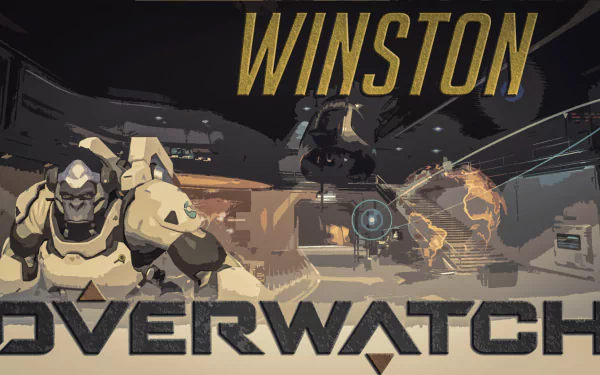 Winston (Overwatch) video game Overwatch HD Desktop Wallpaper | Background Image
