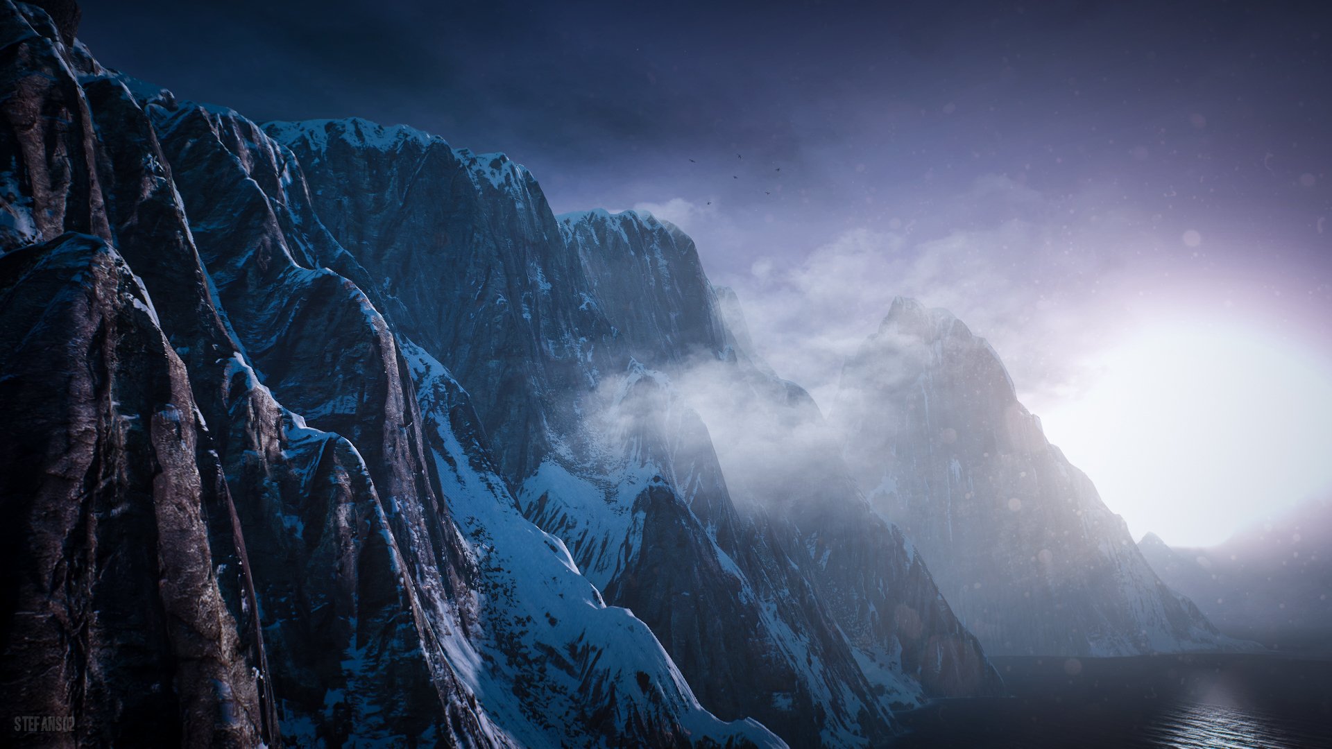 The Witcher 3 Wild Hunt Skellige Mountains Hd Wallpaper