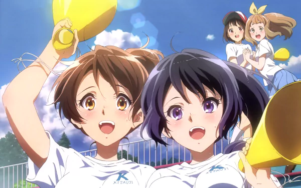 Yuuko Yoshikawa Kaori Nakaseko Reina Kousaka Kumiko Oumae Anime Sound! Euphonium HD Desktop Wallpaper | Background Image