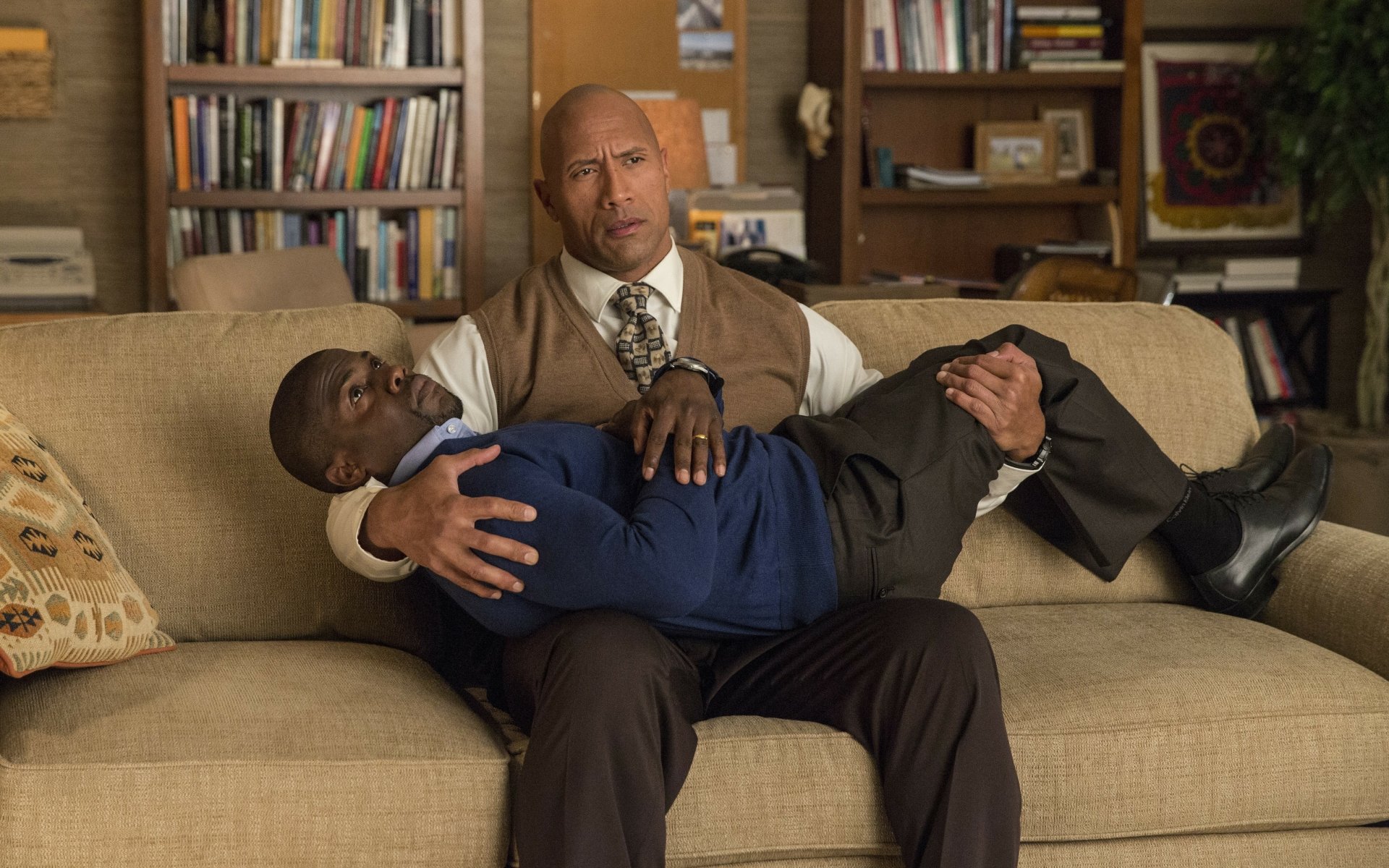 Download Kevin Hart Dwayne Johnson Movie Central Intelligence 4k Ultra HD Wallpaper