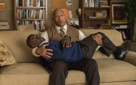 Kevin Hart Dwayne Johnson movie Central Intelligence HD Desktop Wallpaper | Background Image