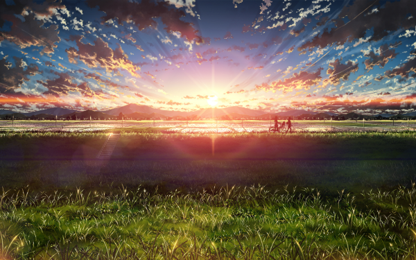 Anime Sunrise HD Wallpaper | Background Image