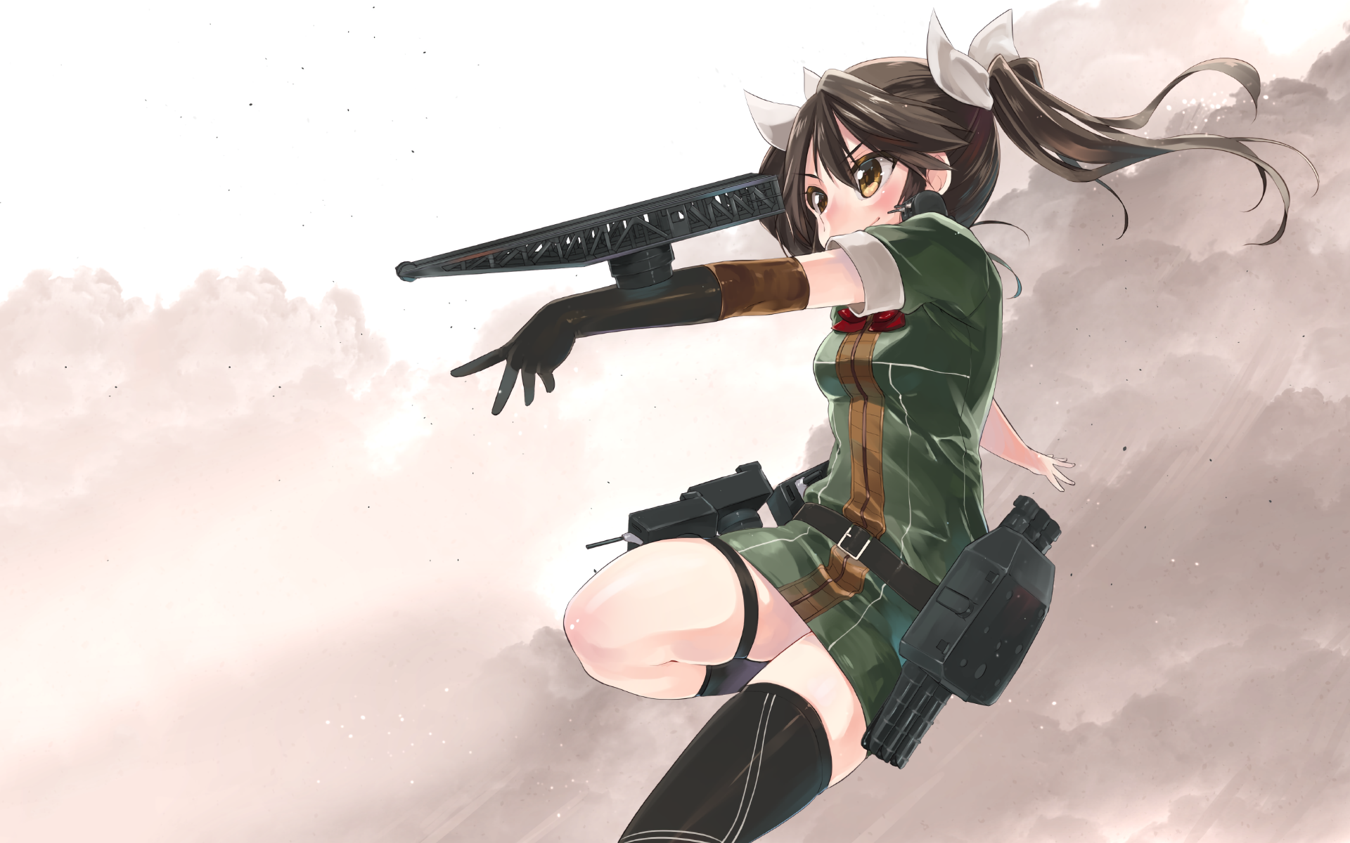 Anime Kantai Collection HD Wallpaper by こるり