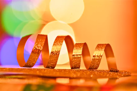 bokeh artistic ribbon HD Desktop Wallpaper | Background Image