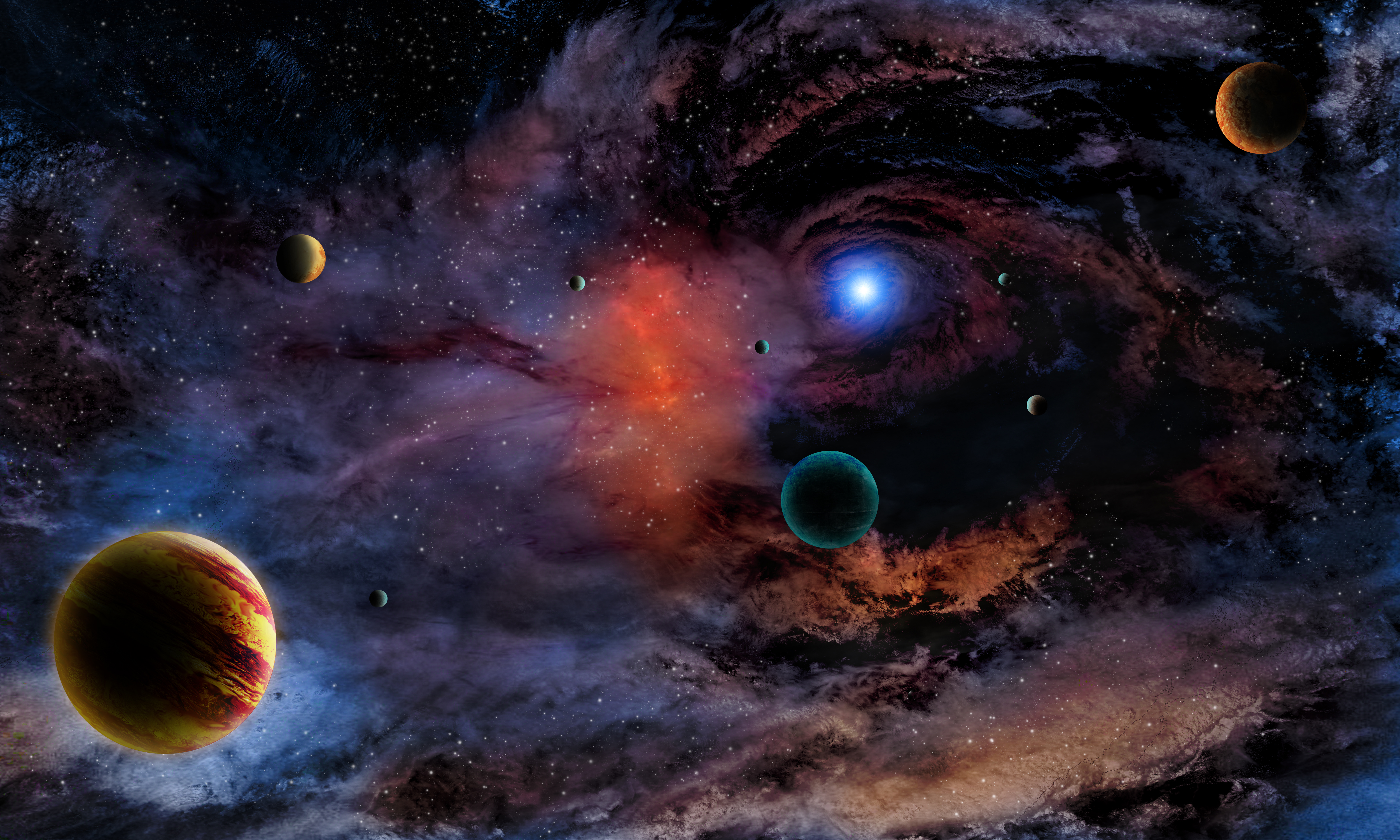 Fantasy - cosmic Art 4k Ultra HD Wallpaper | Background Image