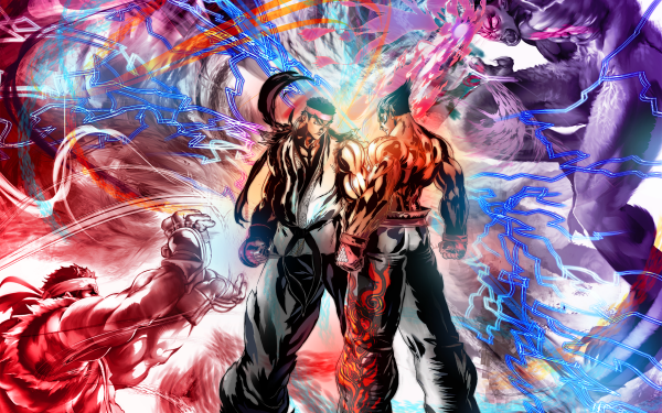 Video Game Street Fighter X Tekken Street Fighter Ryu Evil Ryu Kazuya Mishima Devil Kazuya Tekken HD Wallpaper | Background Image