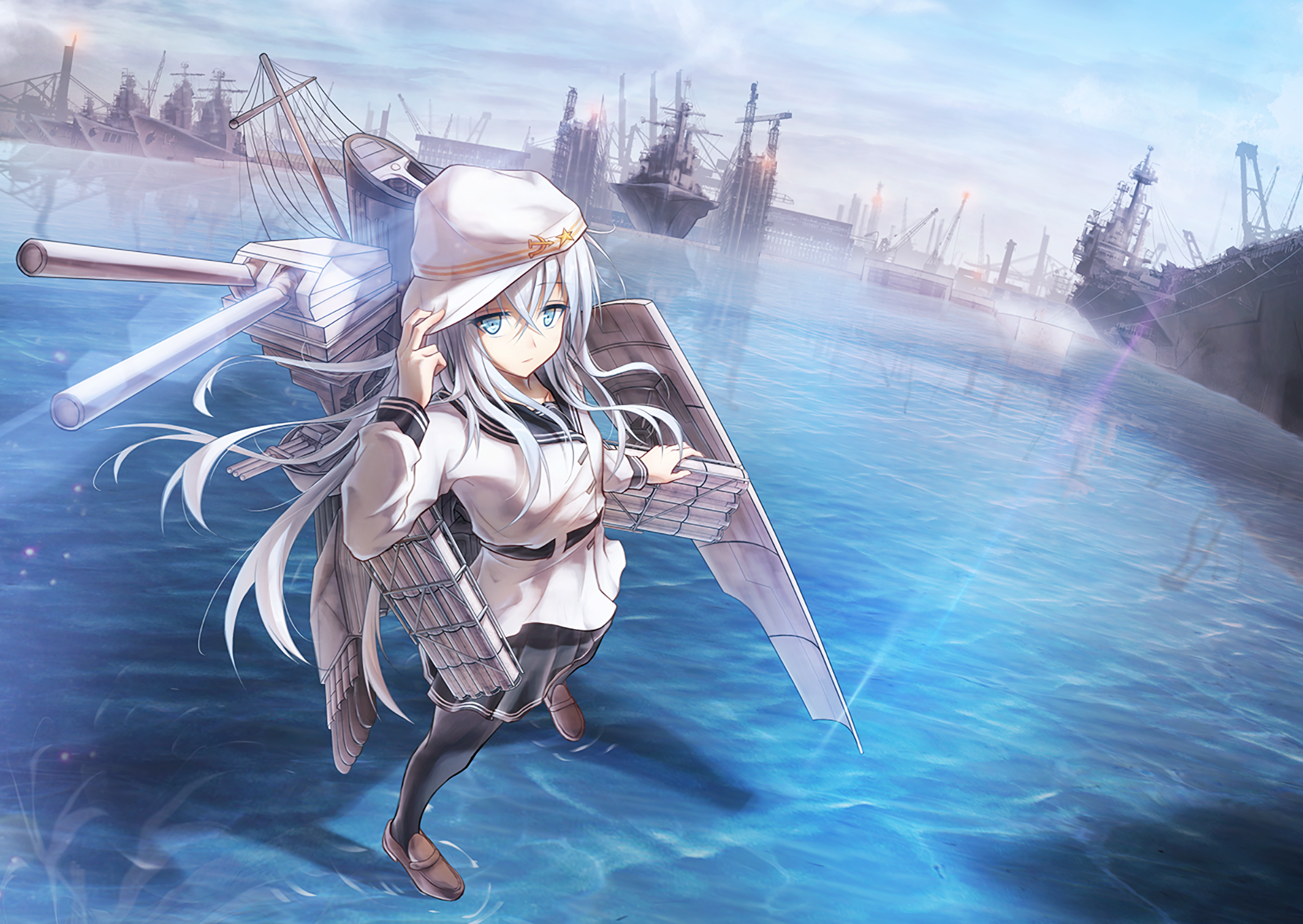 Hibiki from Kantai Collection - HD Anime Wallpaper by Bae.C / 裴.C