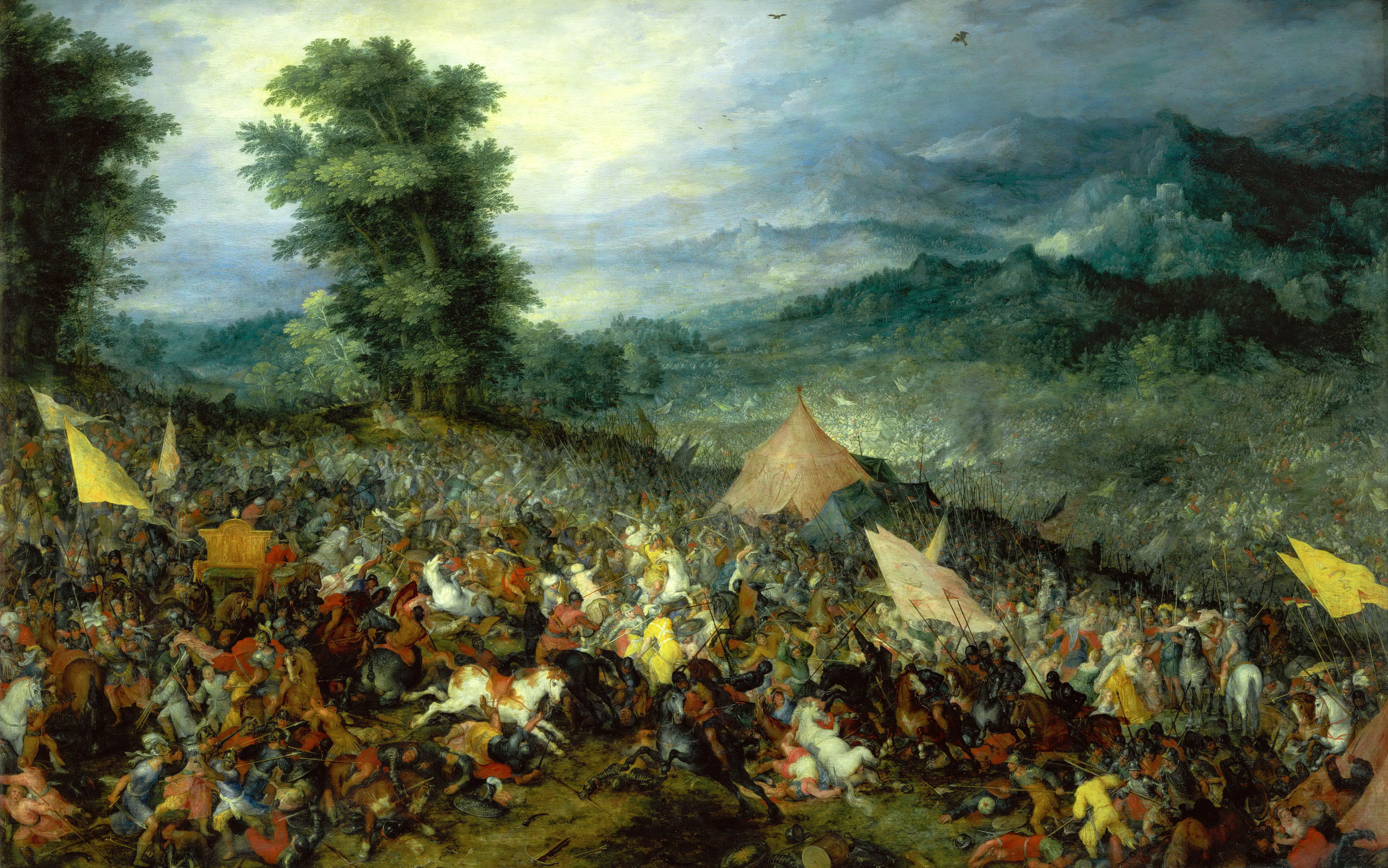 Battle of Issus by Jan Brueghel the elder