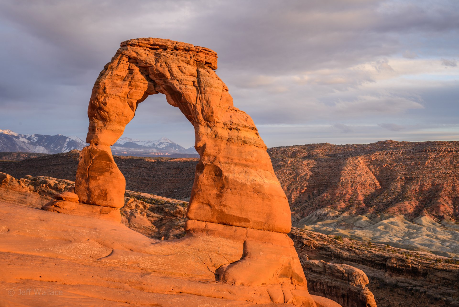 Download Desert Landscape Arch Nature Arches National Park HD Wallpaper ...