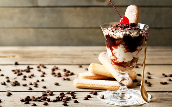 Food Ice Cream Coffee Beans Dessert HD Wallpaper | Background Image
