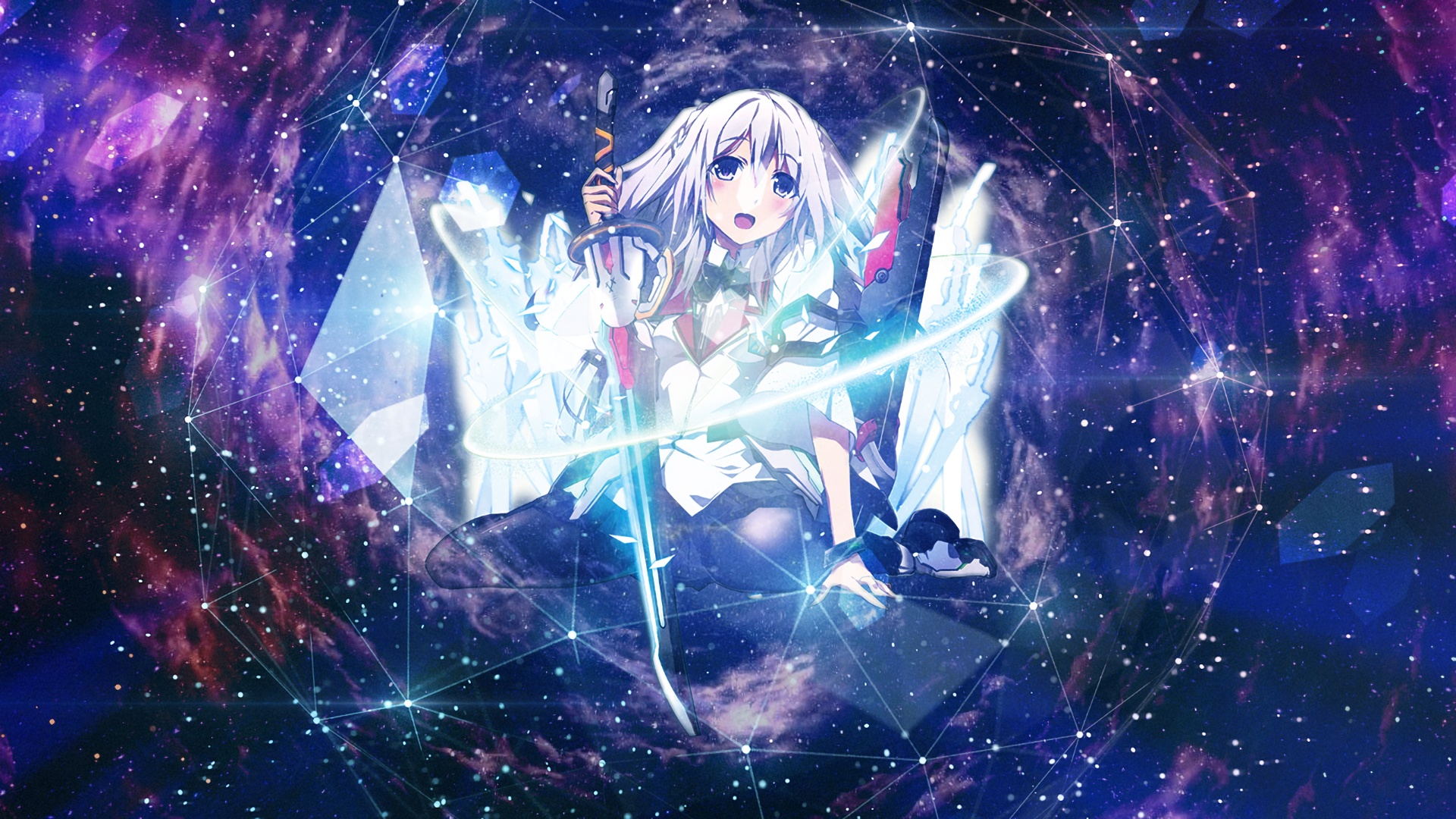 Anime Gakusen Toshi Asterisk HD Papel De Parede  Papel de parede anime,  Wallpaper, Papeis de parede