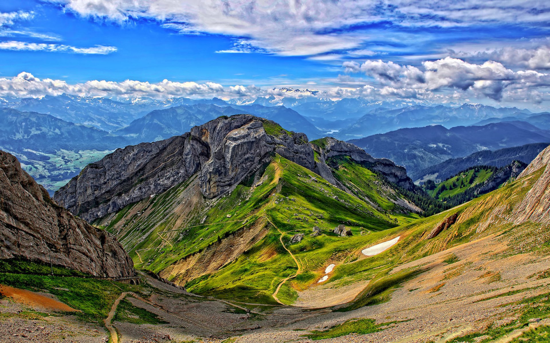 Download Sky Landscape Nature Mountain HD Wallpaper | 2880x1800 ...