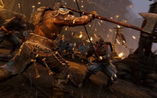 Video Game For Honor Battle Warrior Viking Samurai Katana HD Wallpaper | Background Image