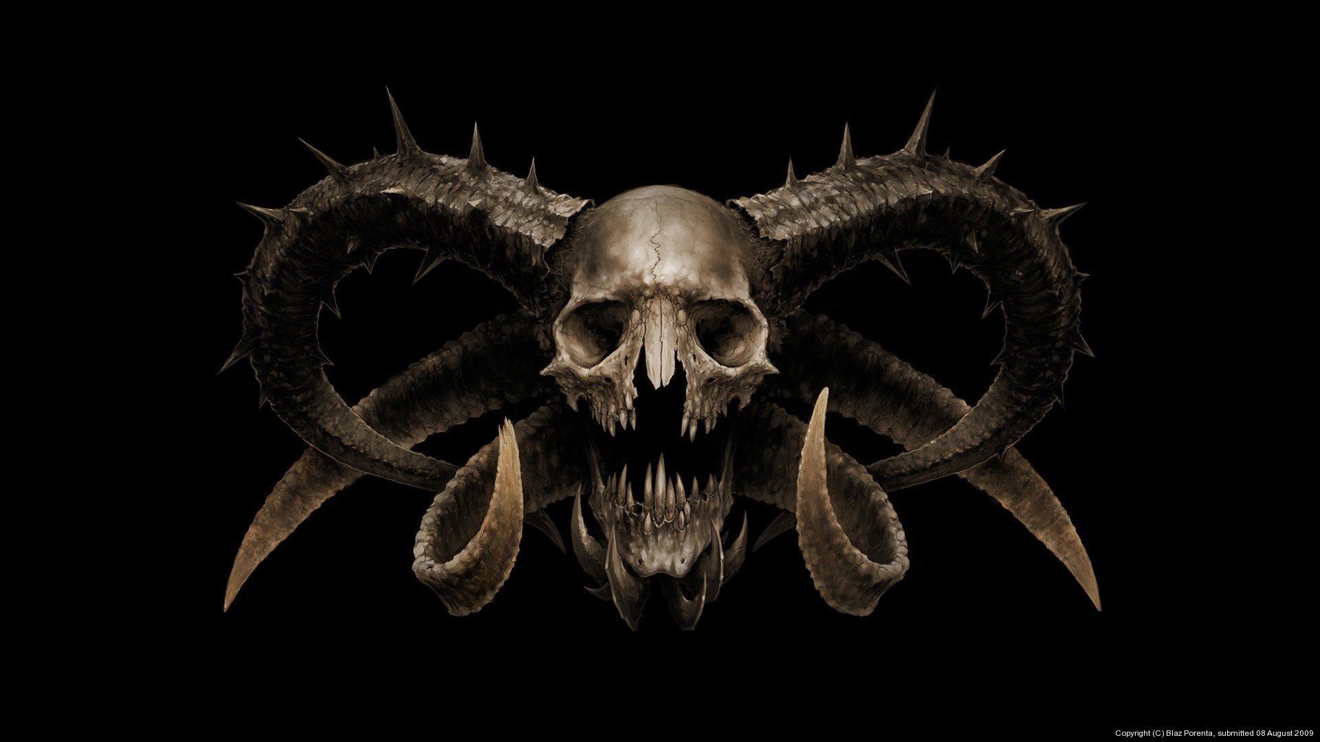 Sombre Crâne Fond d'écran HD | Image