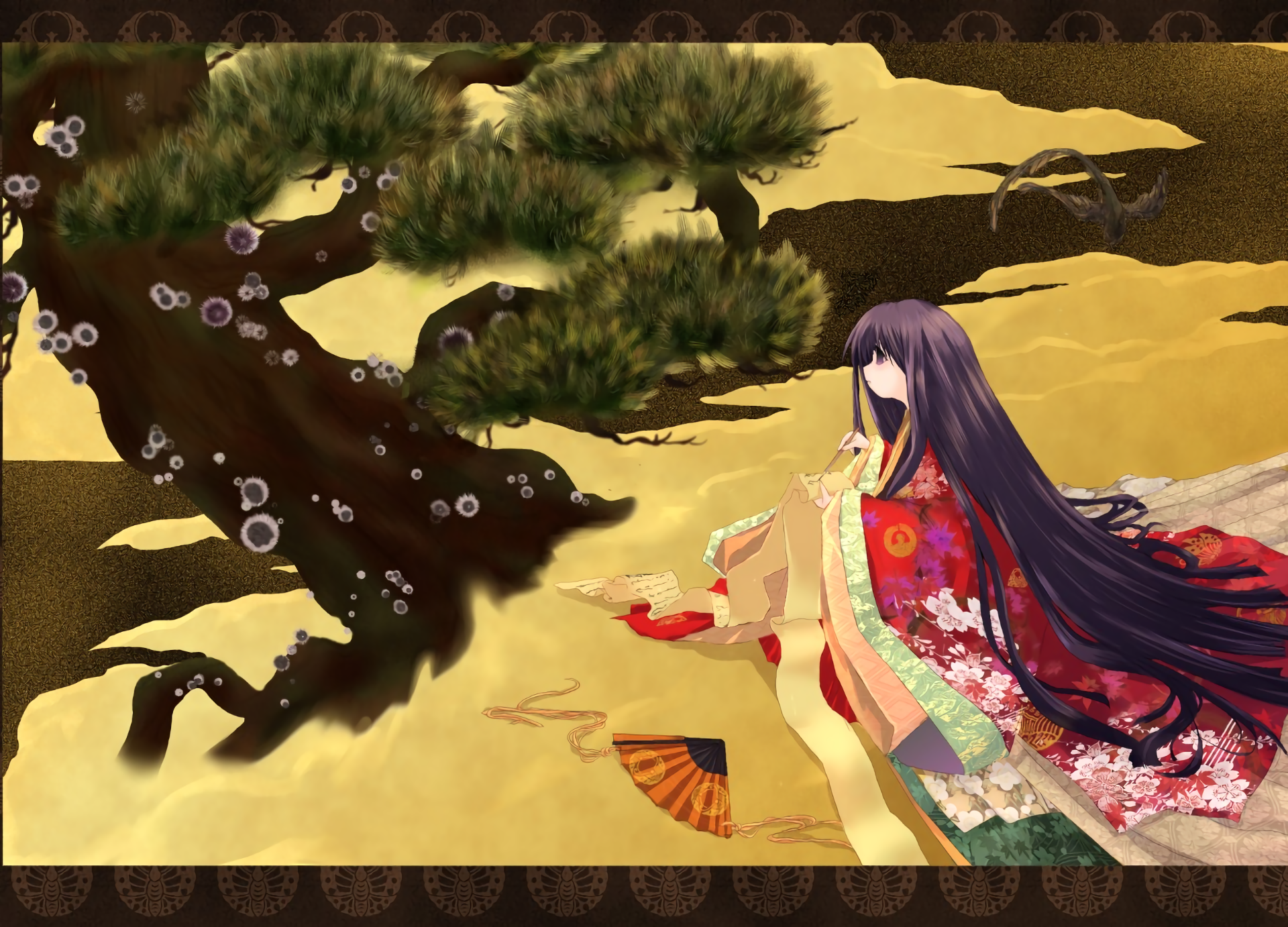 Download Kaguya Houraisan Anime Touhou HD Wallpaper