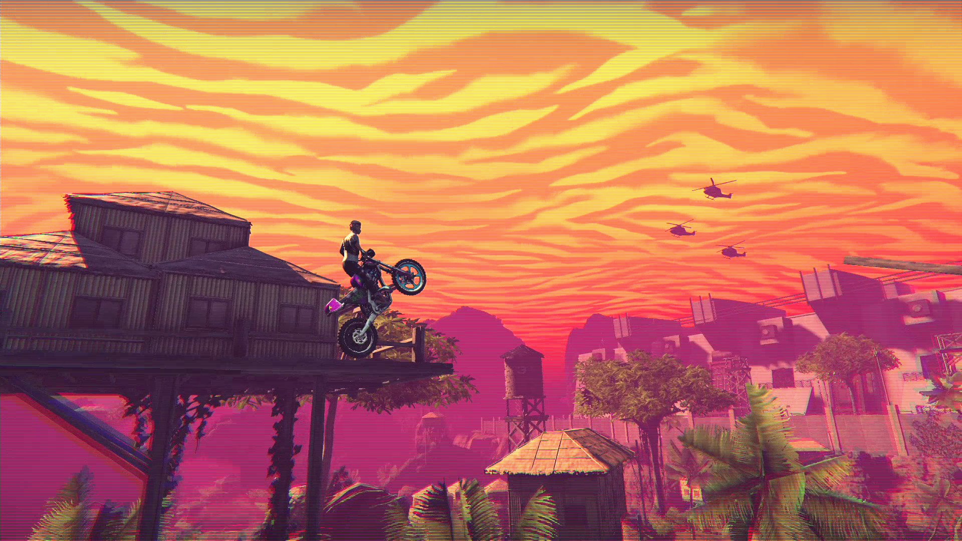 Download Video Game Trials Of The Blood Dragon HD Wallpaper