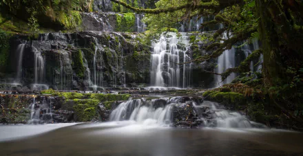 foam nature waterfall HD Desktop Wallpaper | Background Image