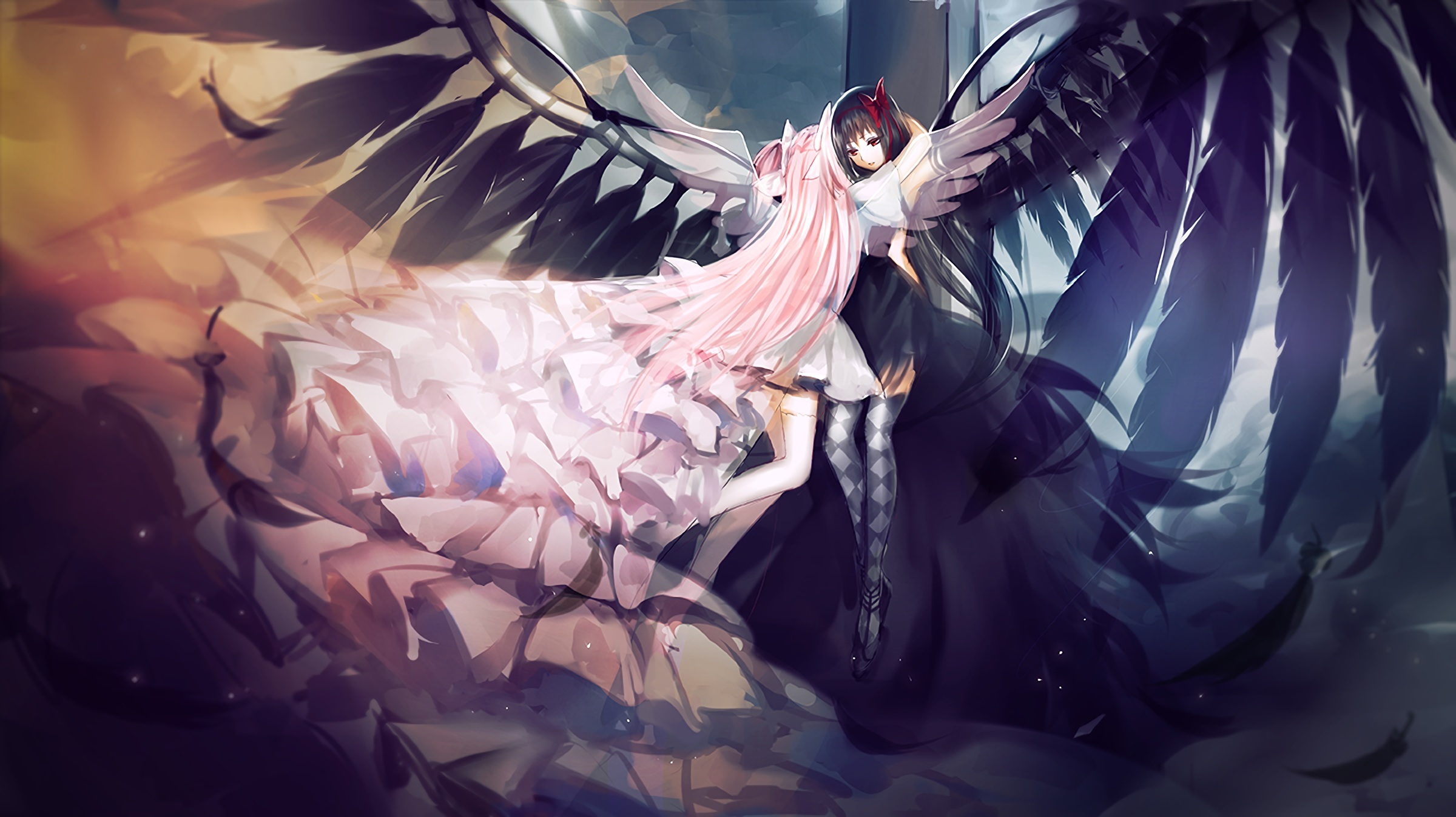 Puella Magi Madoka Magica HD Wallpaper | Background Image | 2400x1348