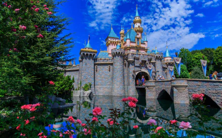  Cinderalla Castle at Disneyland
