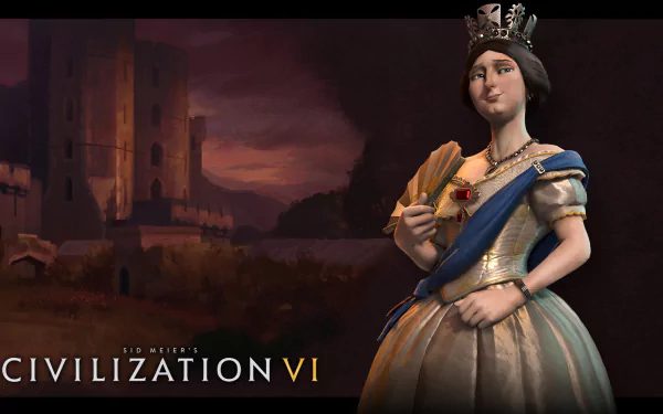Queen Victoria England video game Civilization VI HD Desktop Wallpaper | Background Image