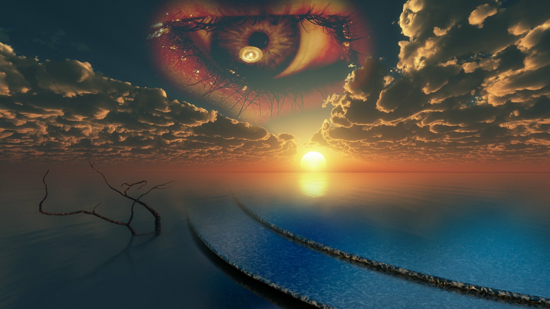 Ocean’s Eye: A 4K Ultra HD Artistic Sea Vision | 3840x2160 | Wallpaper ...