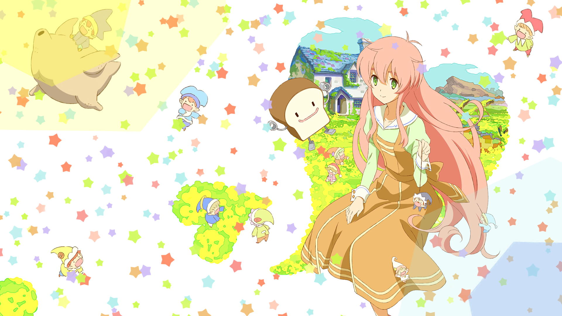 Download Watashi Anime Jinrui Wa Suitai Shimashita HD Wallpaper