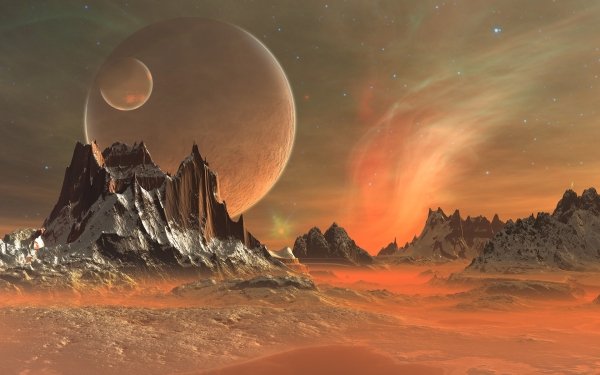 Artistic Landscape Planet 3D CGI Space HD Wallpaper | Background Image