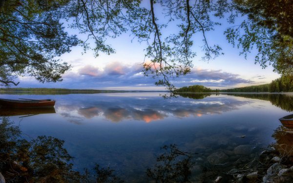 Photography Lake Lakes Nature Landscape Reflection Boat HD Wallpaper | Background Image