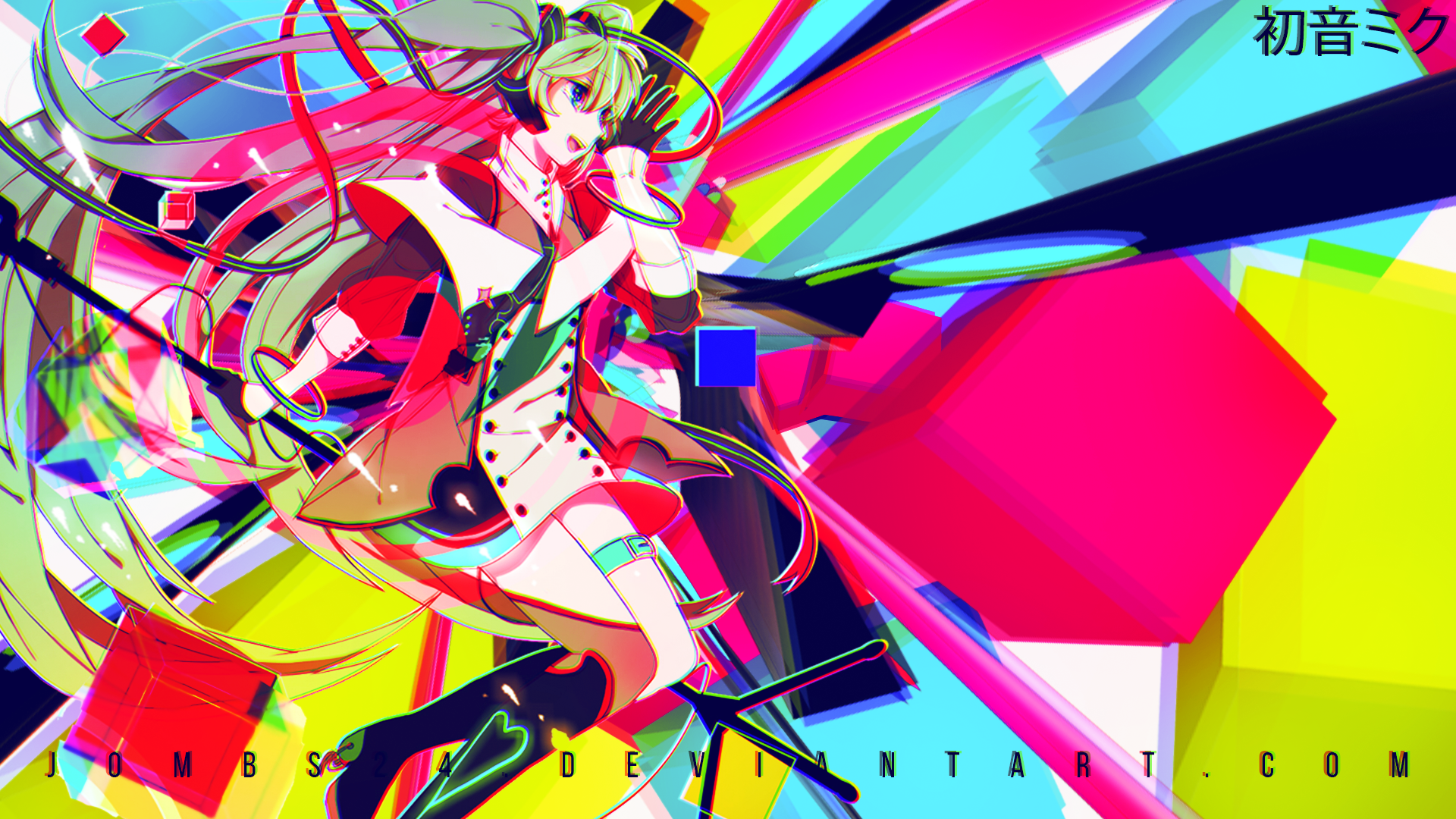 Vivid Hatsune Miku Anime HD Wallpaper – Iconic Vocaloid Energy by ...