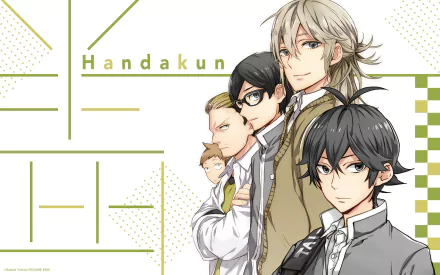 Yukio Kondou Akane Tsutsui Junichi Aizawa Reo Nikaidou Seishuu Handa Anime Handa-Kun HD Desktop Wallpaper | Background Image