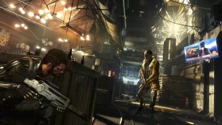 Adam Jensen video game Deus Ex: Mankind Divided HD Desktop Wallpaper | Background Image
