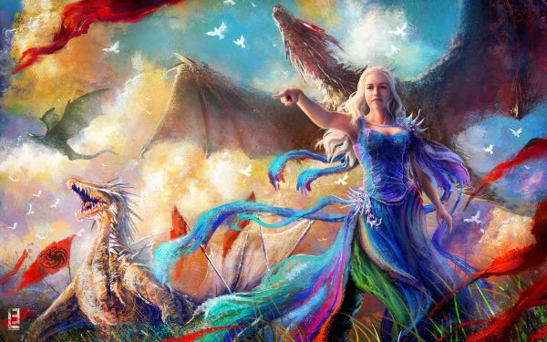 TV Show Game Of Thrones Daenerys Targaryen Dragon HD Wallpaper | Background Image