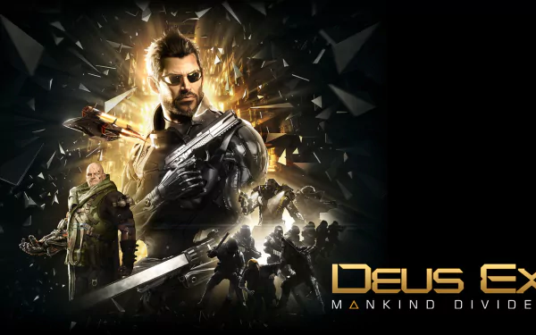 Ivan Berk Victor Marchenko Adam Jensen video game Deus Ex: Mankind Divided HD Desktop Wallpaper | Background Image