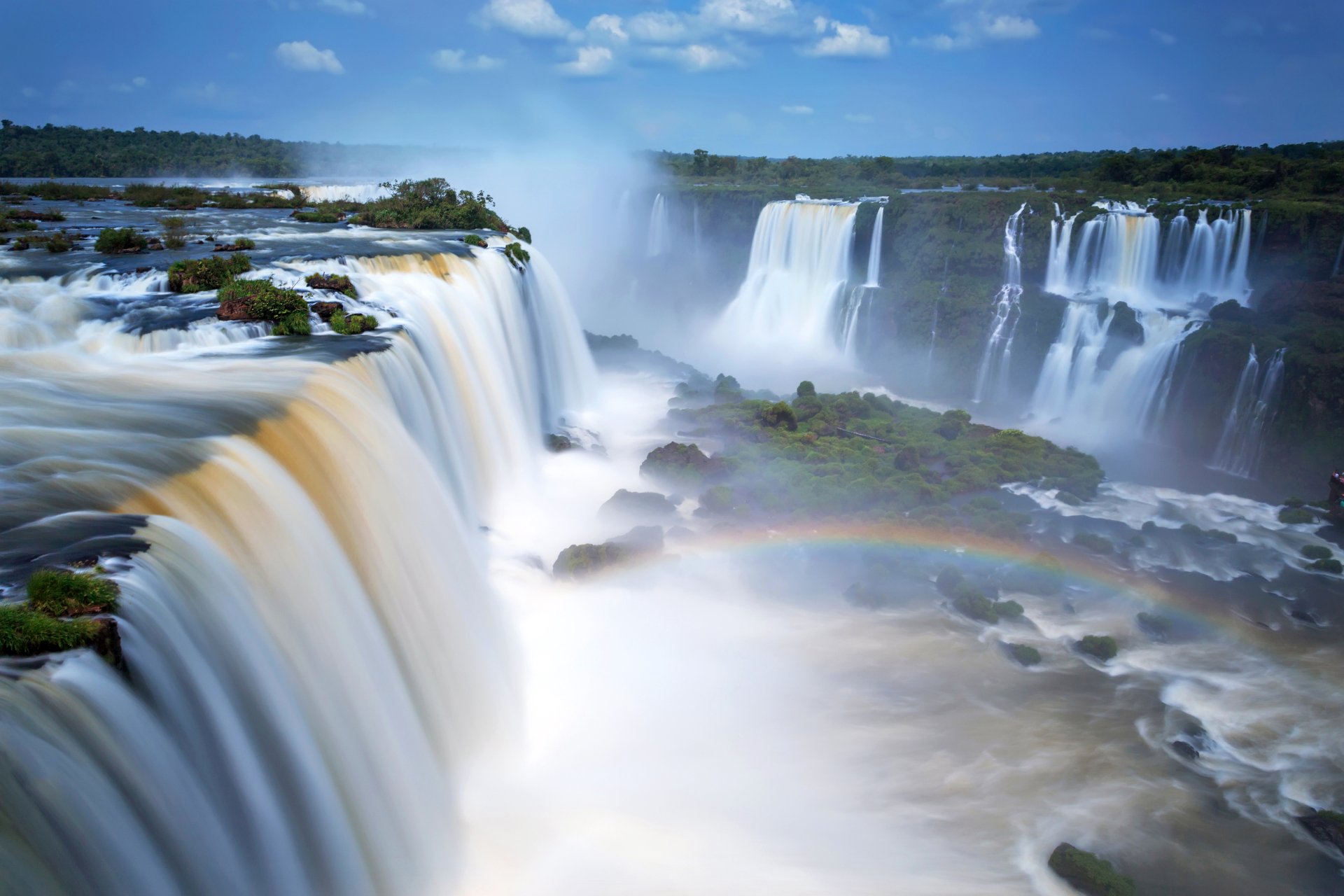 Download Rainbow Nature Waterfall Argentina Iguazu Falls 4k Ultra Hd Wallpaper 4137
