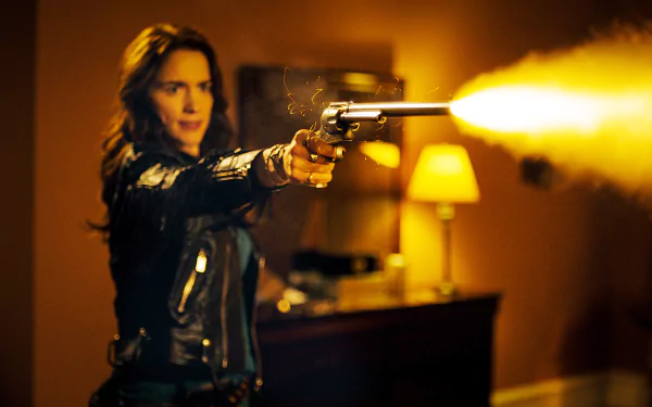 gun Melanie Scrofano TV Show Wynonna Earp HD Desktop Wallpaper | Background Image