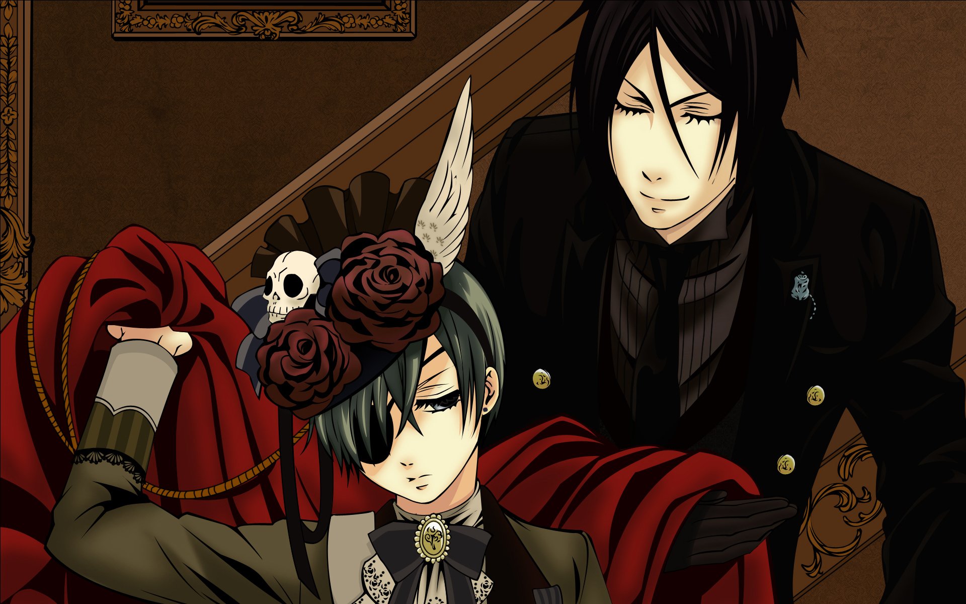 Темный дворецкий анимего. Тёмный дворецкий | Black Butler | Kuroshitsuji. Тёмный дворецкий Себастьян.