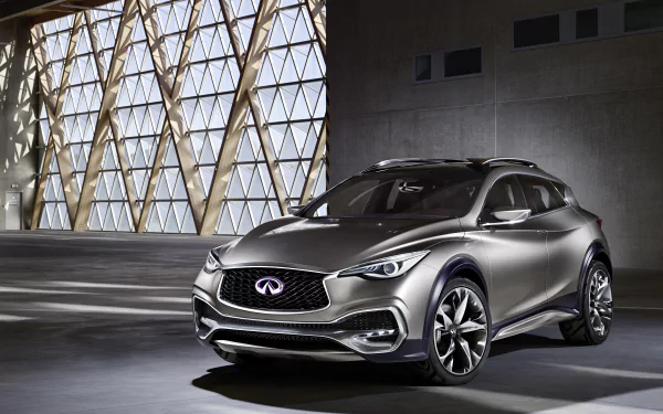 silver car car Infiniti vehicle Infiniti Q30 HD Desktop Wallpaper | Background Image