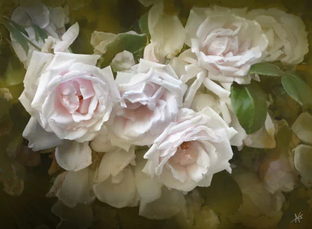 white rose white flower flower artistic rose HD Desktop Wallpaper | Background Image