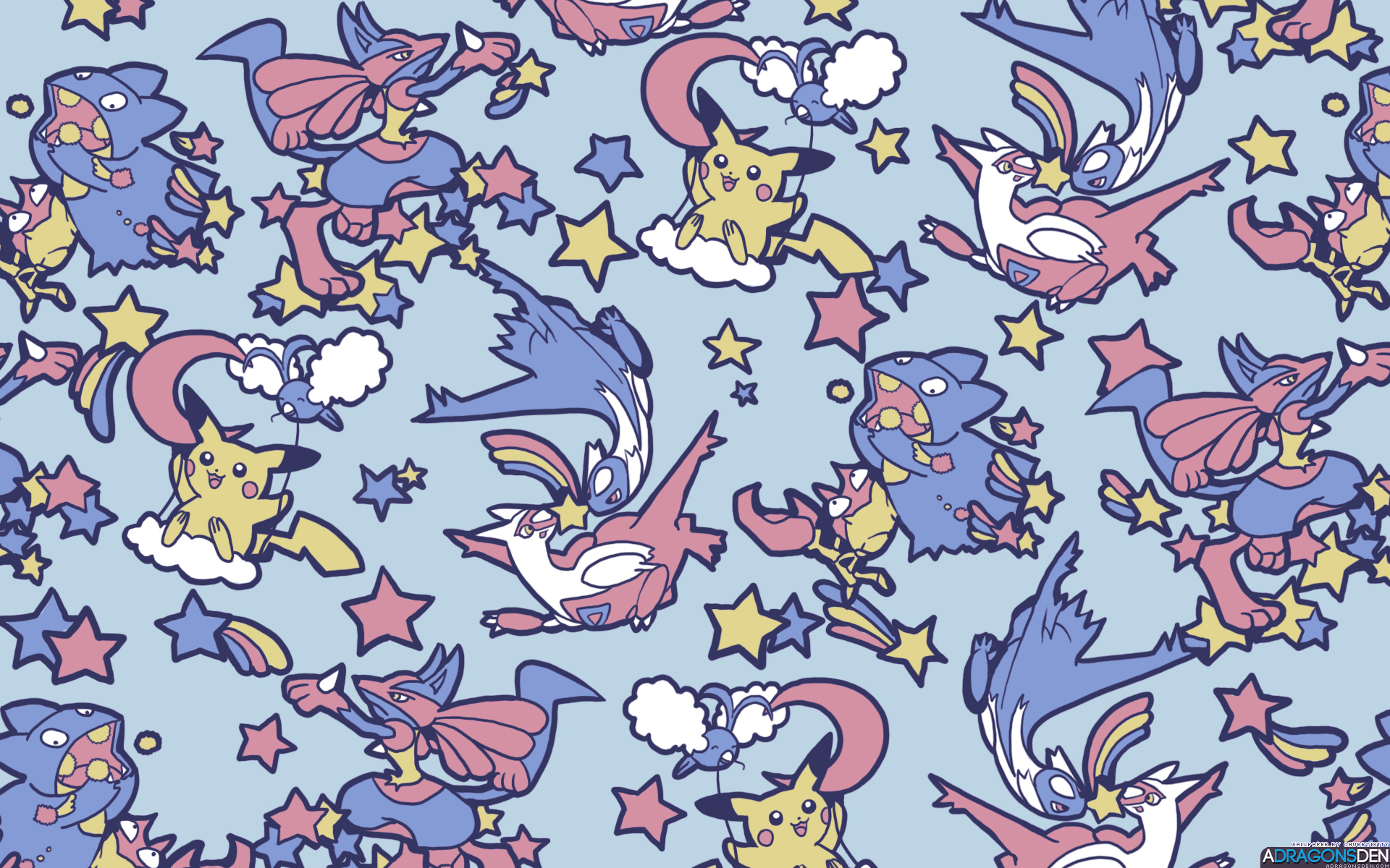 Pokemon And Stars Hd Wallpaper Background Image 1920x1200