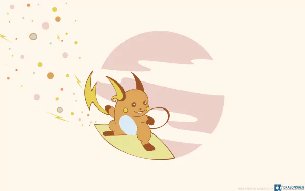 Raichu (Pokémon) Anime Pokemon HD Desktop Wallpaper | Background Image