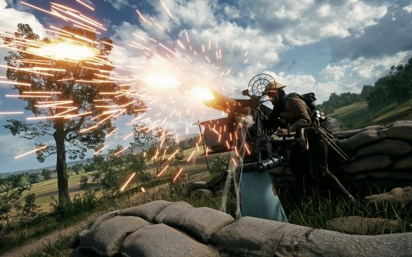 Video Game Battlefield 1 Battlefield Soldier Machine Gun HD Wallpaper | Background Image