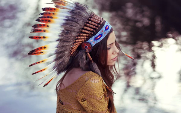 woman native american HD Desktop Wallpaper | Background Image