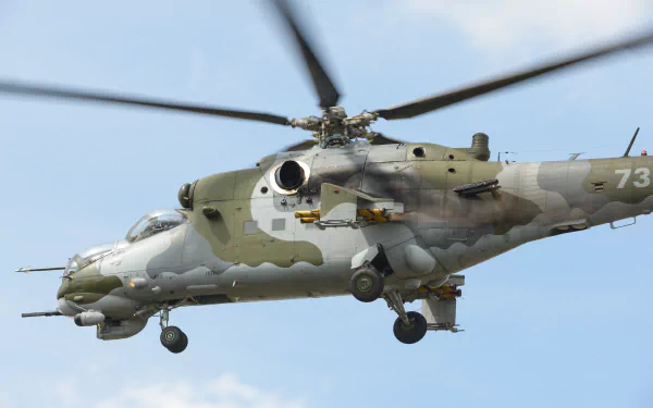 attack helicopter helicopter military Mil Mi-24 HD Desktop Wallpaper | Background Image