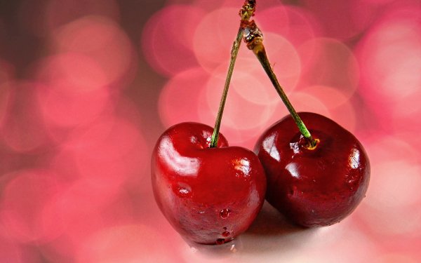 Food Cherry Fruits Fruit Red Bokeh HD Wallpaper | Background Image